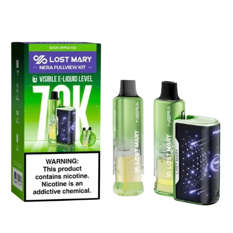 70k Lost Mary Sour Apple Ice