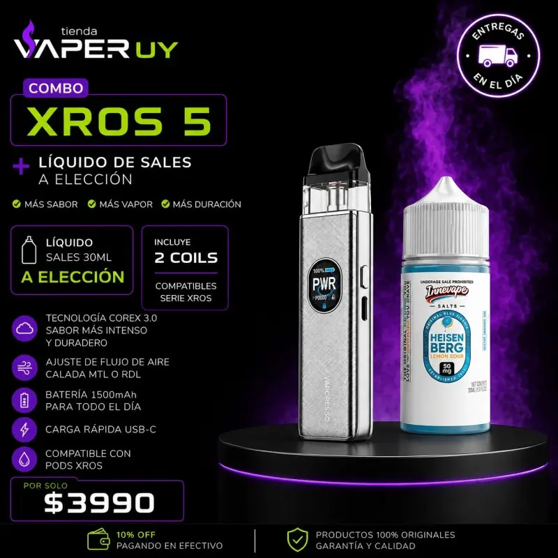 COMBO RECOMENDADO – XROS 5 + LIQUIDO