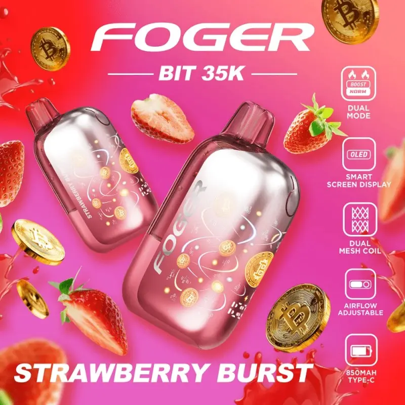 FOGER BIT 35K STRAWBERRY BURST