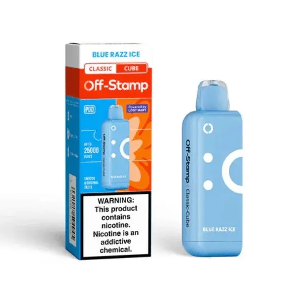OFF STAMP POD BLUE RAZZ ICE