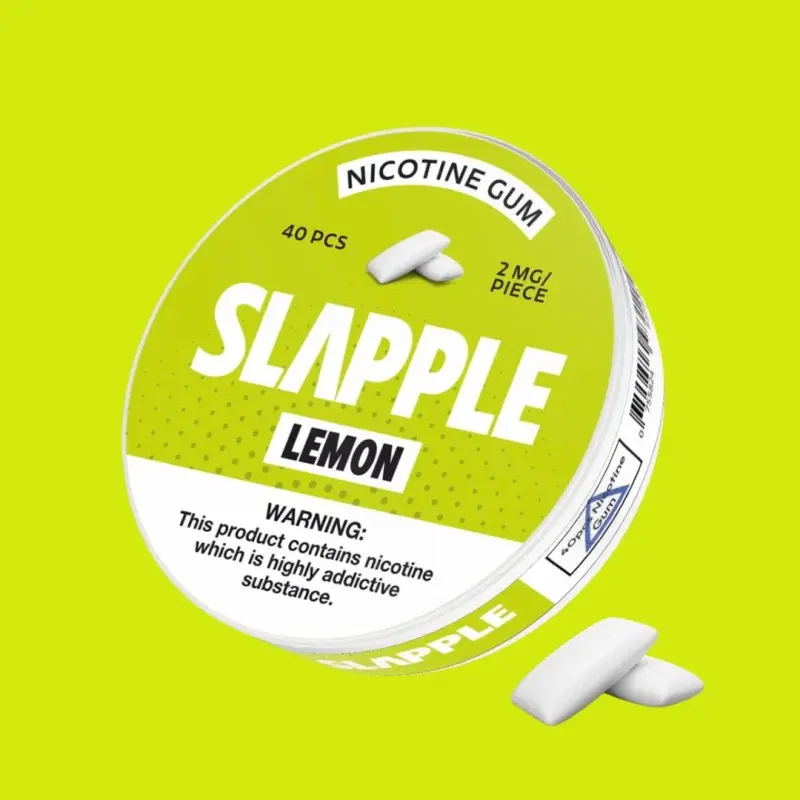 SLAPPLE – Chicle de Nicotina sabor Lemon