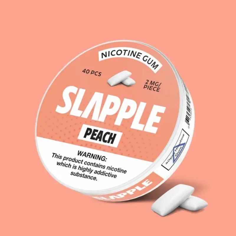 SLAPPLE – Chicle de Nicotina sabor Peach